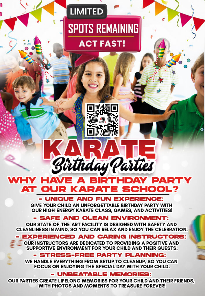 karate birthday parties in Cumming