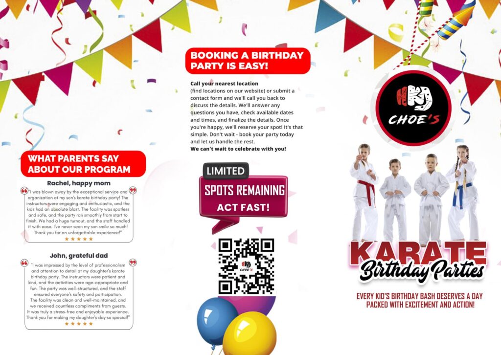 karate birthday parties in Cumming